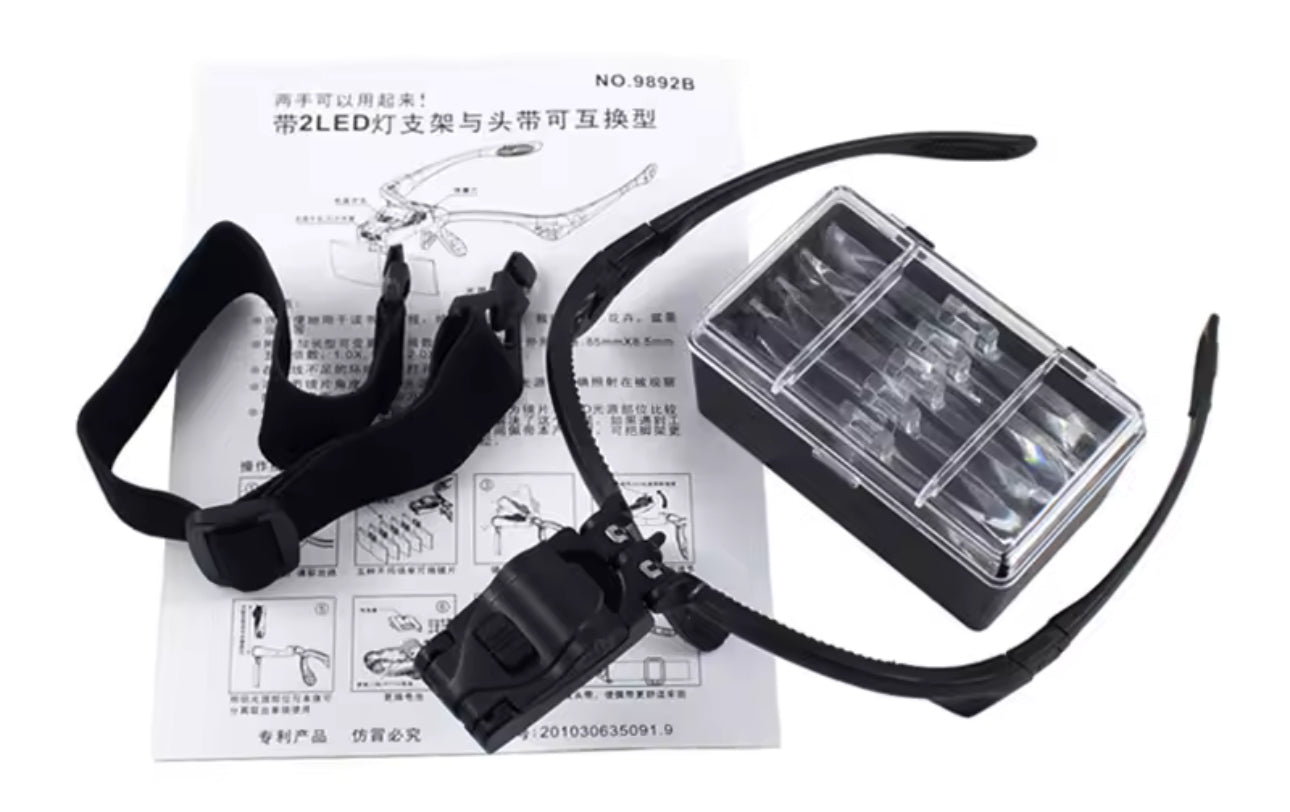 Gafas de aumento con Lupa