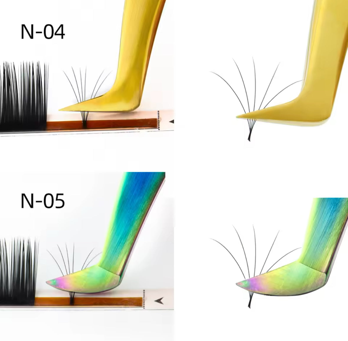 Pinzas NAGARAKU, acero inoxidable