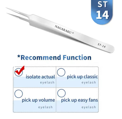 Pinzas NAGARAKU, acero inoxidable