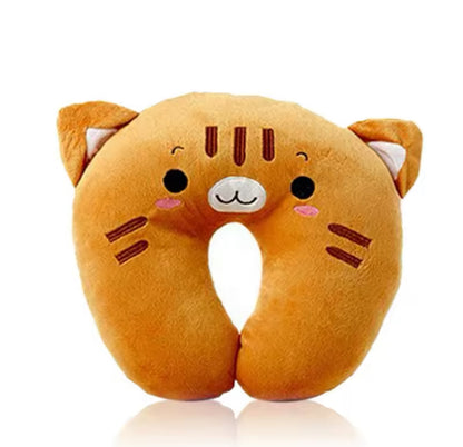 Almohada suave de felpa en forma de U