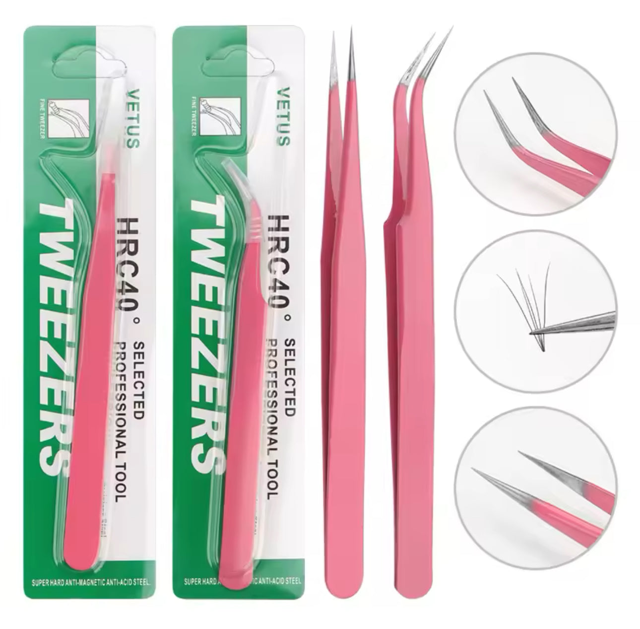 Pinzas Tweezers (Principiantes 2pz)