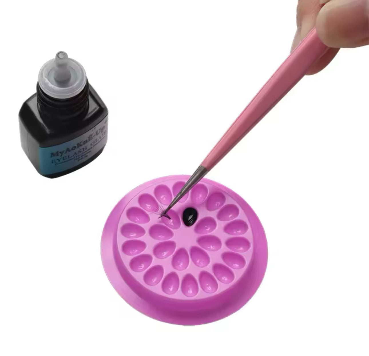 Charola para Adhesivo de Pestañas 100pcs