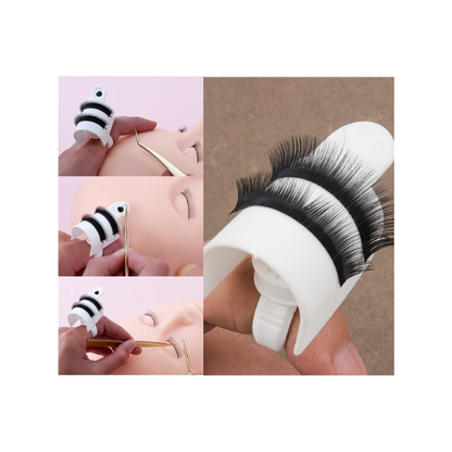 Anillo en forma de U para extensión de Pestañas