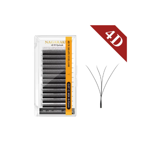 Fibras Tecnológicas Nagaraku en forma de W, 3D,4D,5D,6D,7D